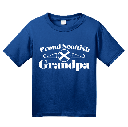 Youth Royal Proud Scottish Grandpa - Scottish Pride Grandpa Heritage Avi T-shirt