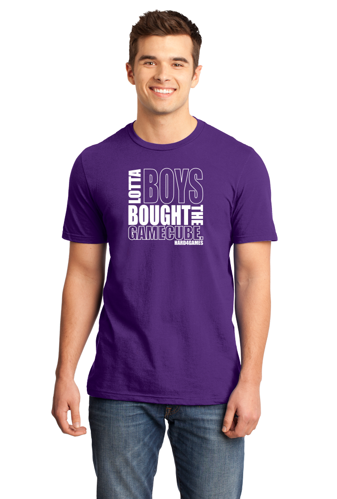 Unisex Purple Lotta Boys Bought the Gamecube T-shirt
