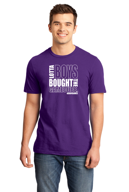Unisex Purple Lotta Boys Bought the Gamecube T-shirt