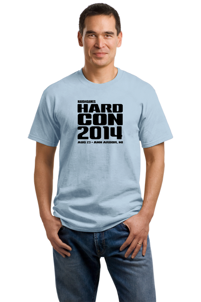 Unisex Light Blue HardCon 2014 T-shirt