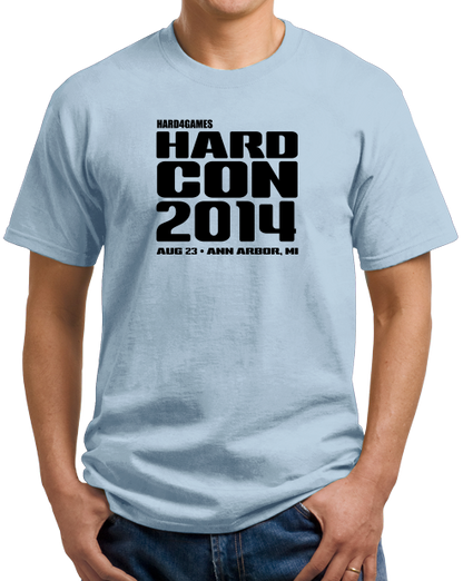 Unisex Light Blue HardCon 2014 T-shirt