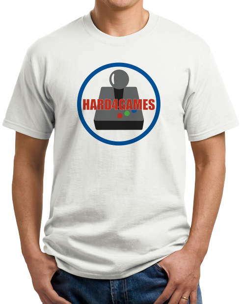 Unisex White Hard 4 Games Logo T-shirt