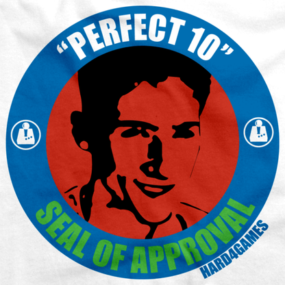Perfect 10 Seal of Approval White Art Preview