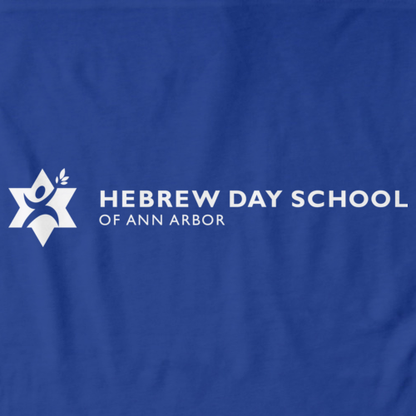 Hebrew Day School White Logo Royal Art Preview