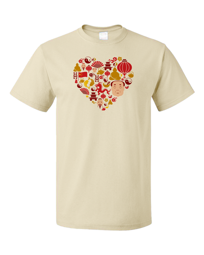 Standard Natural China Icon Heart - Chinese Love Heritage Cute Culture Symbols T-shirt
