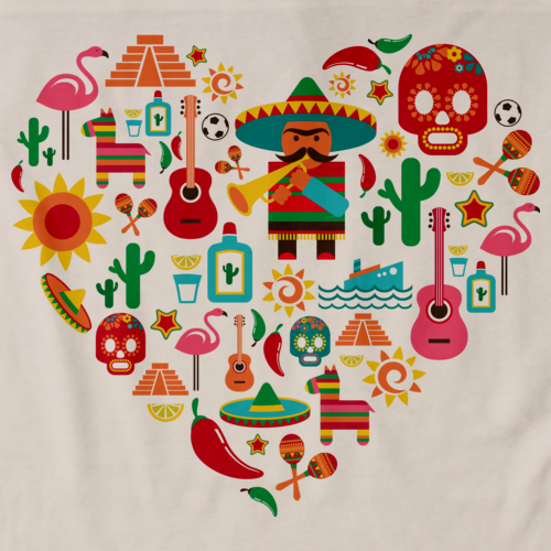 I LOVE MEXICO Natural art preview