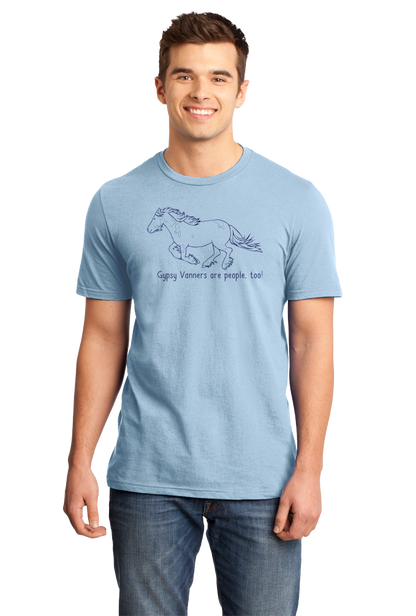 Standard Light Blue Gypsy Vanners are People, Too! - Horse Lover Gypsy Vanner Cute T-shirt
