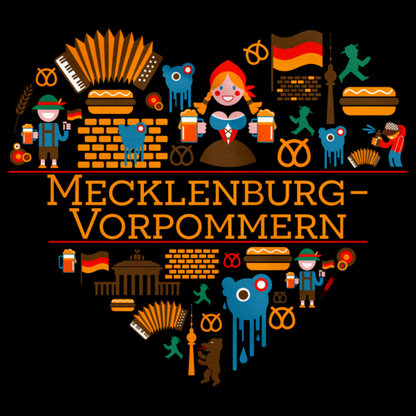 I Love Germany: Mecklenburg Vorpommern Black Art Preview