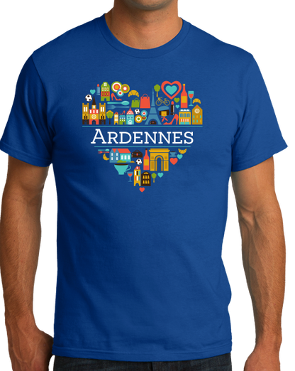 Standard Royal France Love: Ardennes - French Pride Culture Heritage Cute T-shirt