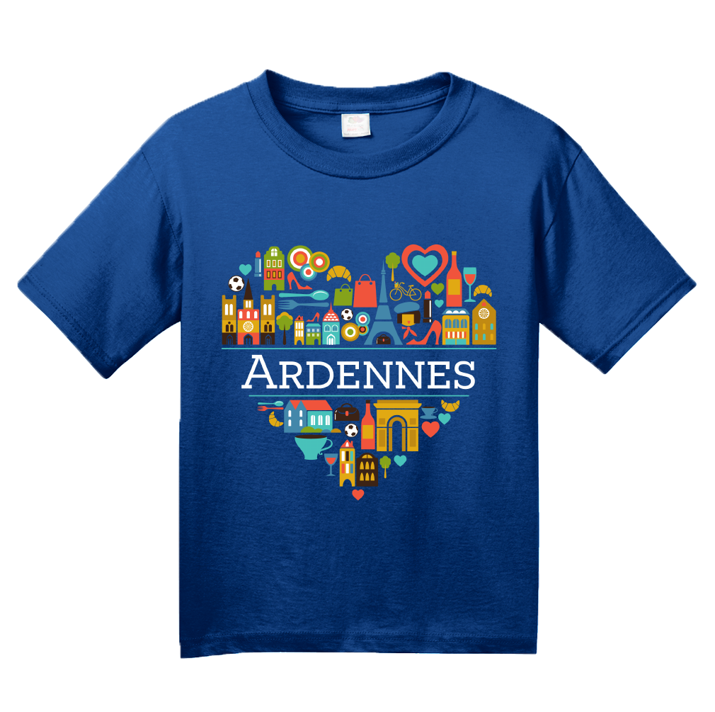 Youth Royal France Love: Ardennes - French Pride Culture Heritage Cute T-shirt