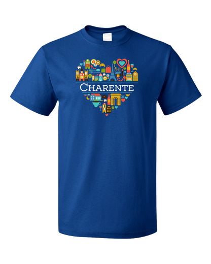Standard Royal France Love: Charente - French Pride Culture Charentais Cute T-shirt