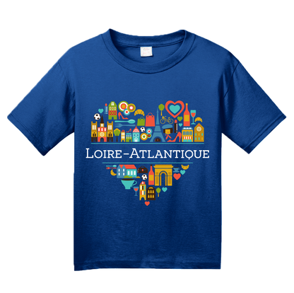 Youth Royal France Love: Loire Atlantique - Cute French Culture Symbol T-shirt