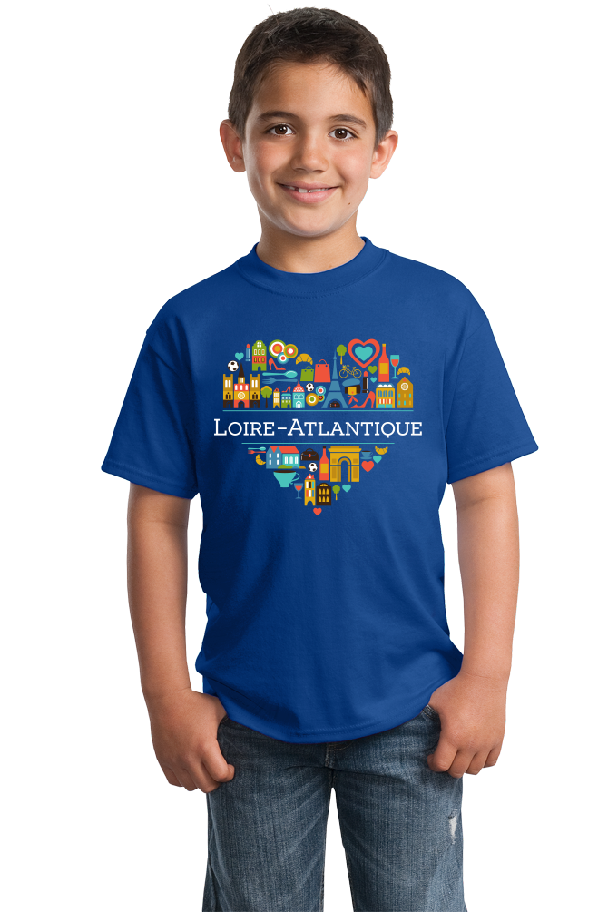 Youth Royal France Love: Loire Atlantique - Cute French Culture Symbol T-shirt