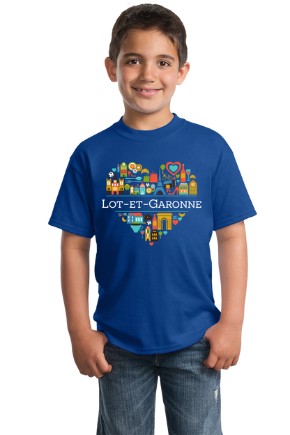 Youth Royal France Love: Lot Et Garonne - French Heritage Aquitaine Cute T-shirt