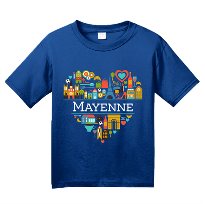 Youth Royal France Love: Mayenne - French Culture History Heritage Cute T-shirt