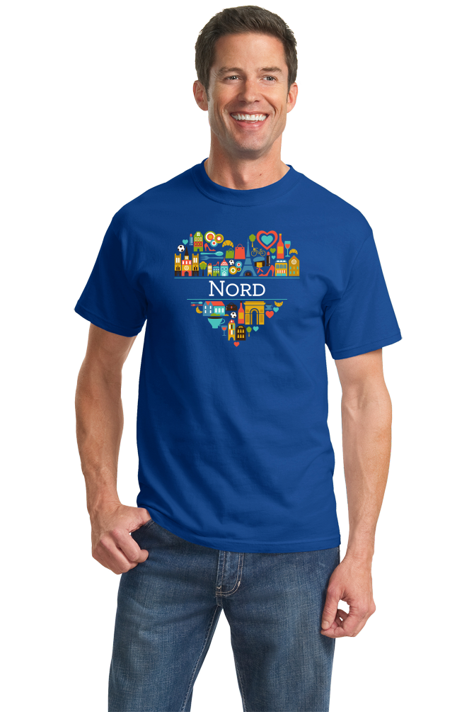 Standard Royal France Love: Nord - French Heritage Culture Geography Cute T-shirt