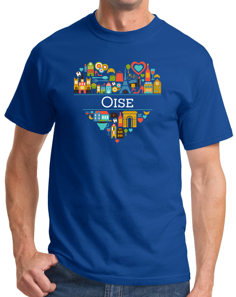 Standard Royal France Love: Oise - French Pride Heritage Picardy Cute Culture T-shirt