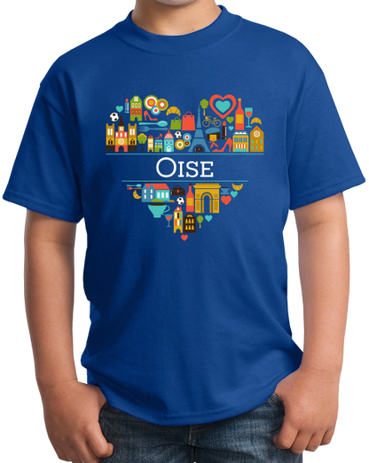 Youth Royal France Love: Oise - French Pride Heritage Picardy Cute Culture T-shirt
