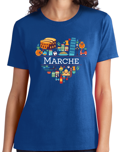 Ladies Royal Italy Love: Marche - Italian Heritage Pride Ancona Cute T-shirt