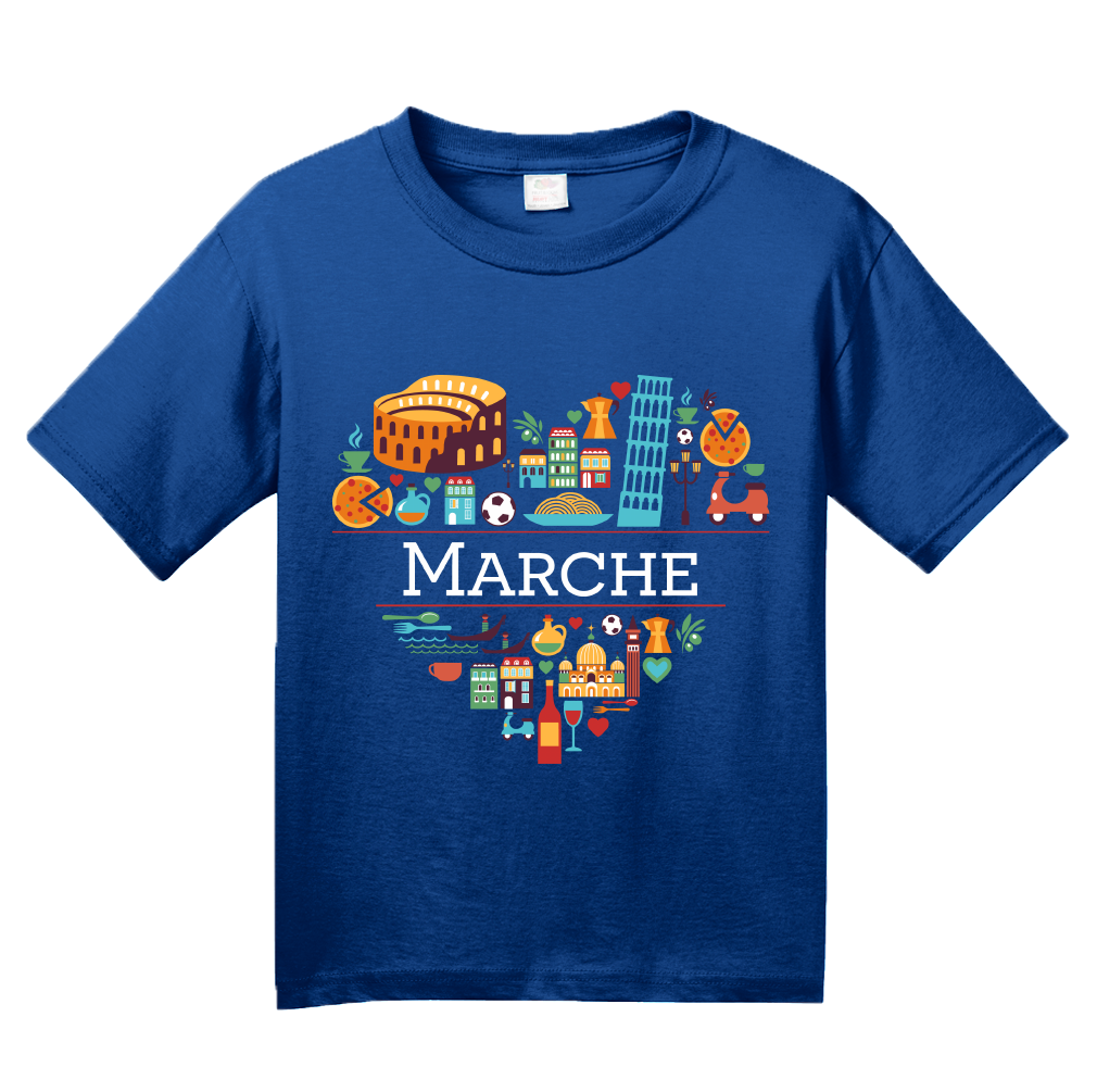 Youth Royal Italy Love: Marche - Italian Heritage Pride Ancona Cute T-shirt