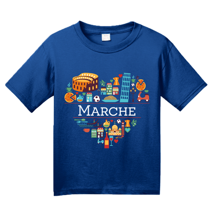 Youth Royal Italy Love: Marche - Italian Heritage Pride Ancona Cute T-shirt