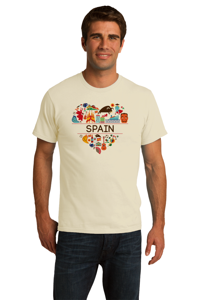 Spain Love - Spanish Symbols Fun T-shirt Cute Culture Ann – Tees Heritage Arbor Pride
