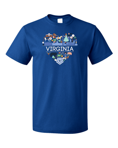 Standard Royal Virginia Love- VA Pride Heritage History Symbols Culture Cute T-shirt