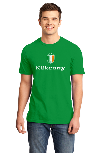 Standard Green Kilkenny, Ireland Shield - Eire Irish Pride Heritage Marble City T-shirt