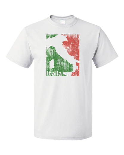 Standard White Italia Silhouette - Italy Italian Map Pride Heritage Gift T-shirt