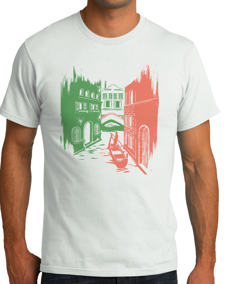 Standard White Italia Love - Italian Heritage Pride Culture Cute Icons Gift T-shirt