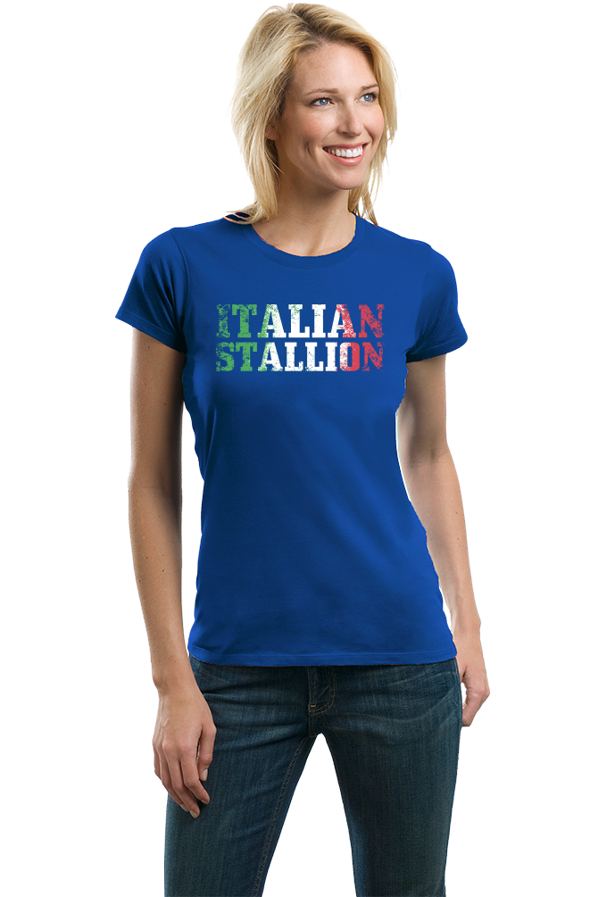Ladies Royal Italian Stallion - Italy Pride Guido Paisano Gift Heritage T-shirt
