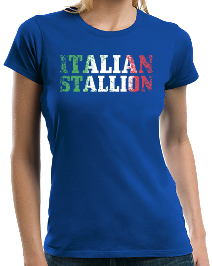 Ladies Royal Italian Stallion - Italy Pride Guido Paisano Gift Heritage T-shirt