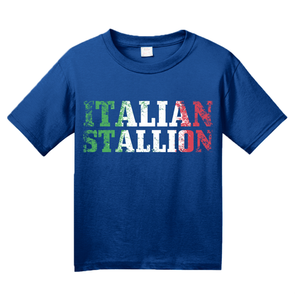 Youth Royal Italian Stallion - Italy Pride Guido Paisano Gift Heritage T-shirt
