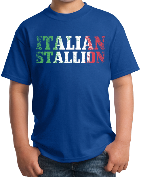 Youth Royal Italian Stallion - Italy Pride Guido Paisano Gift Heritage T-shirt
