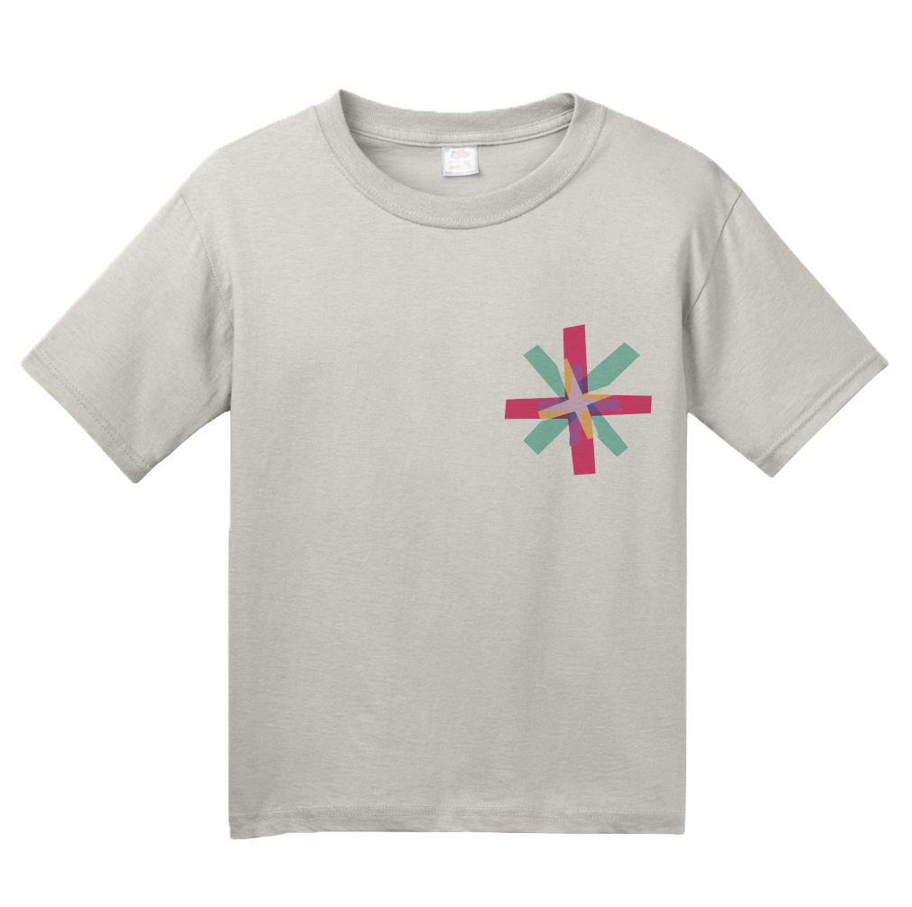 Youth Light Grey Know Your Glow Crew Neck  T-shirt