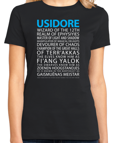 Ladies Black Magic Tavern Usidore T-shirt