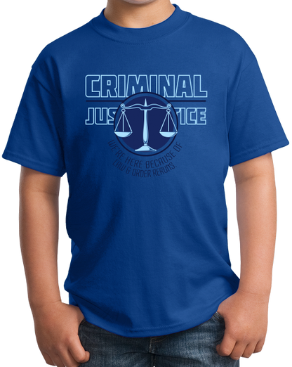 Youth Royal College Major Criminal Justice - Future Cop Student Law & Order T-shirt