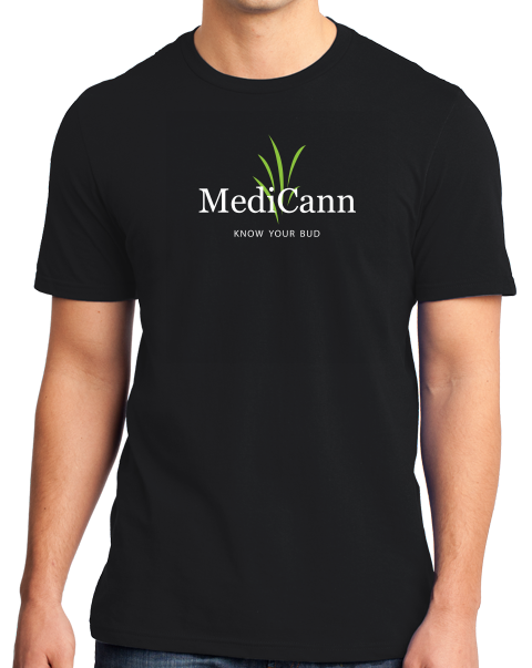 Standard Black MediCann - Know Your Bud T-shirt
