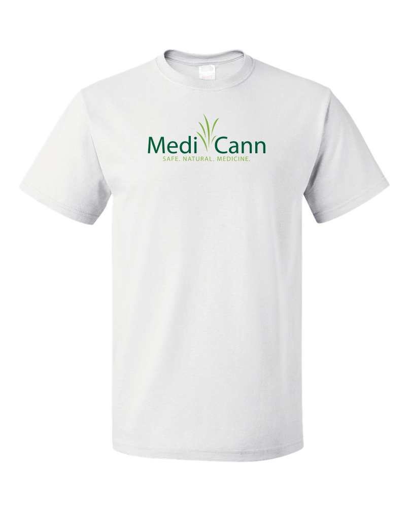 Standard White MediCann - Safe. Natural. Medicine. T-shirt