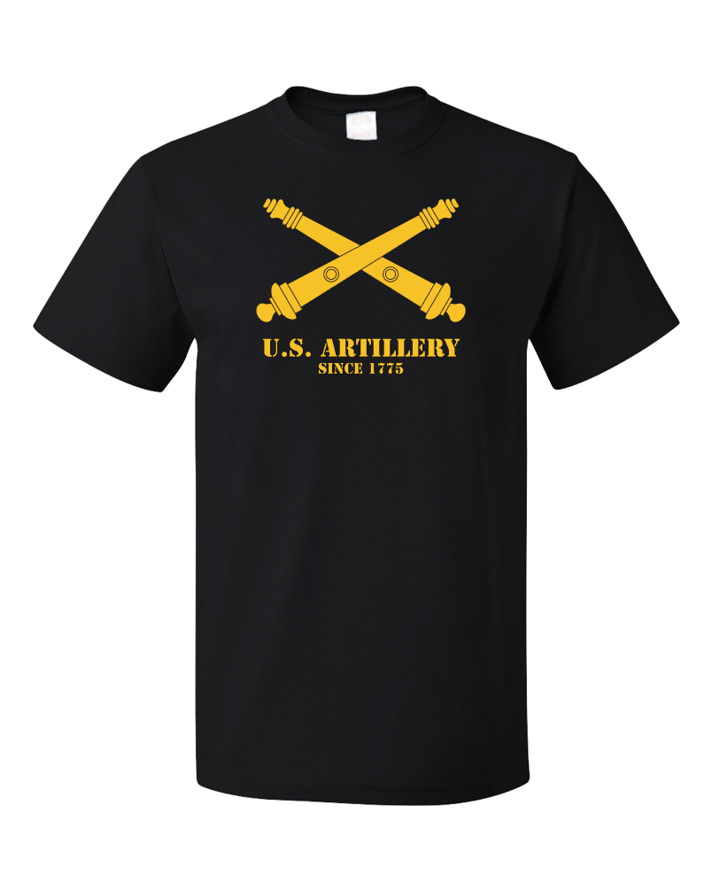 Standard Black U.S. ARMY ARTILLERY, SINCE 1775 T-shirt