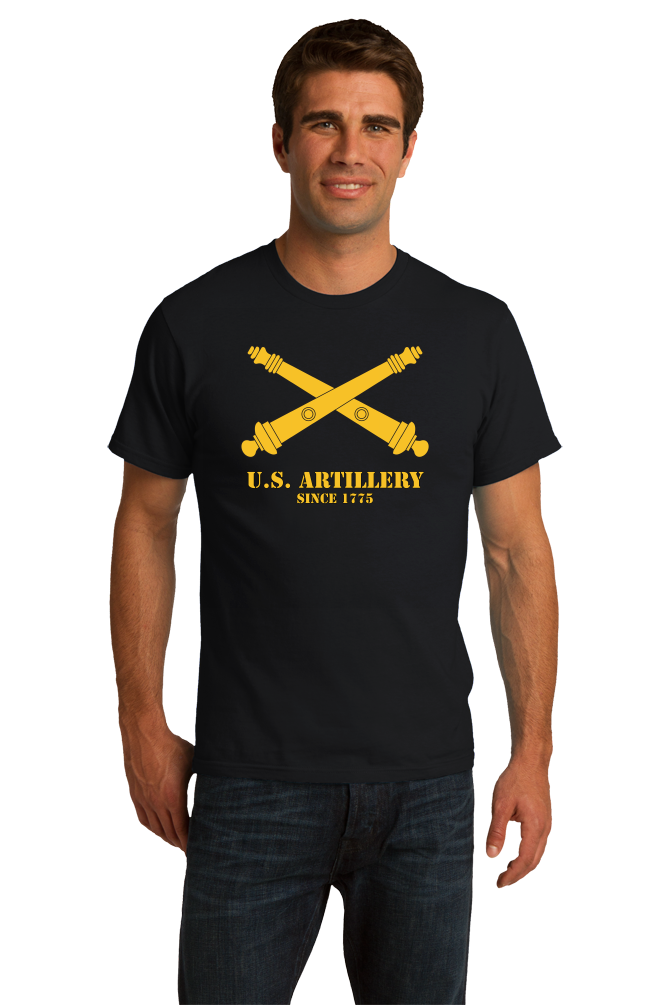 Standard Black U.S. ARMY ARTILLERY, SINCE 1775 T-shirt