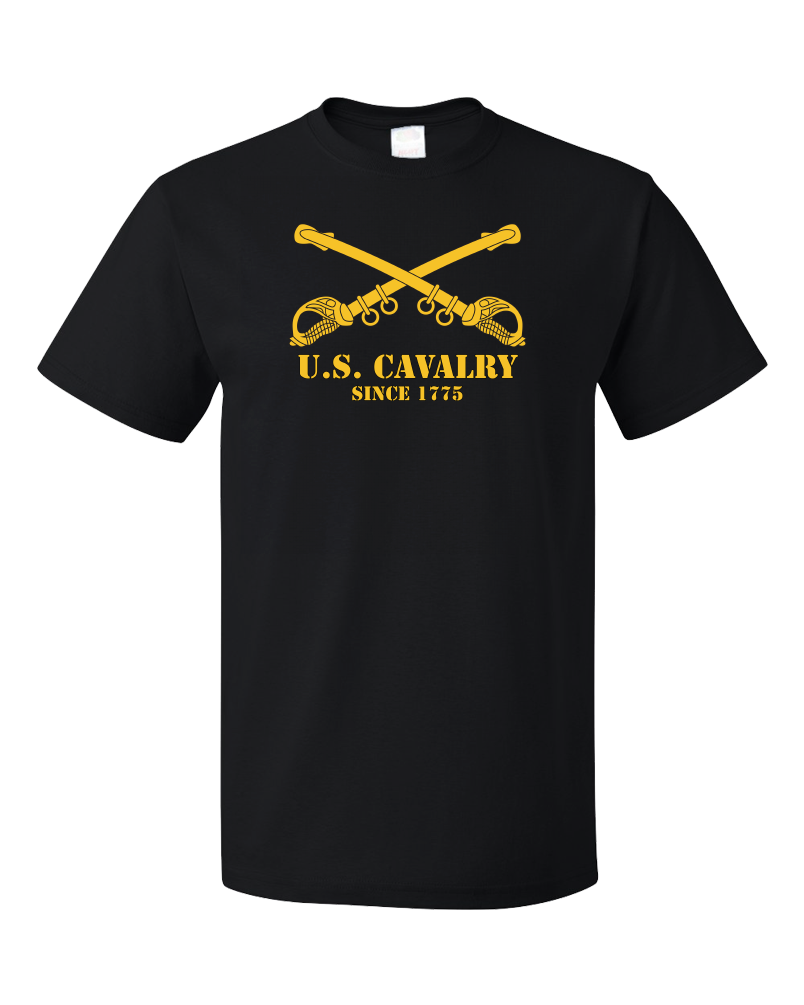 Standard Black U.S. ARMY CAVALRY, SINCE 1775 T-shirt