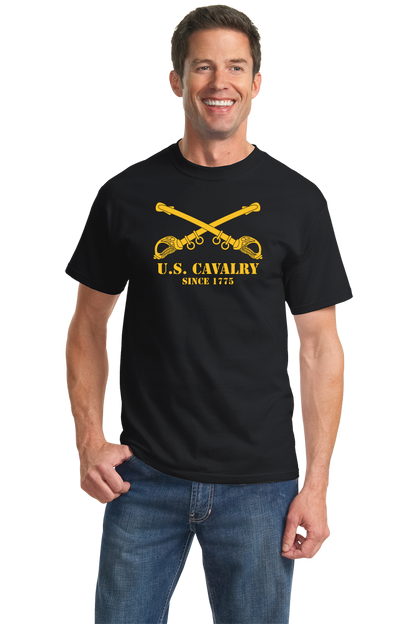 Standard Black U.S. ARMY CAVALRY, SINCE 1775 T-shirt