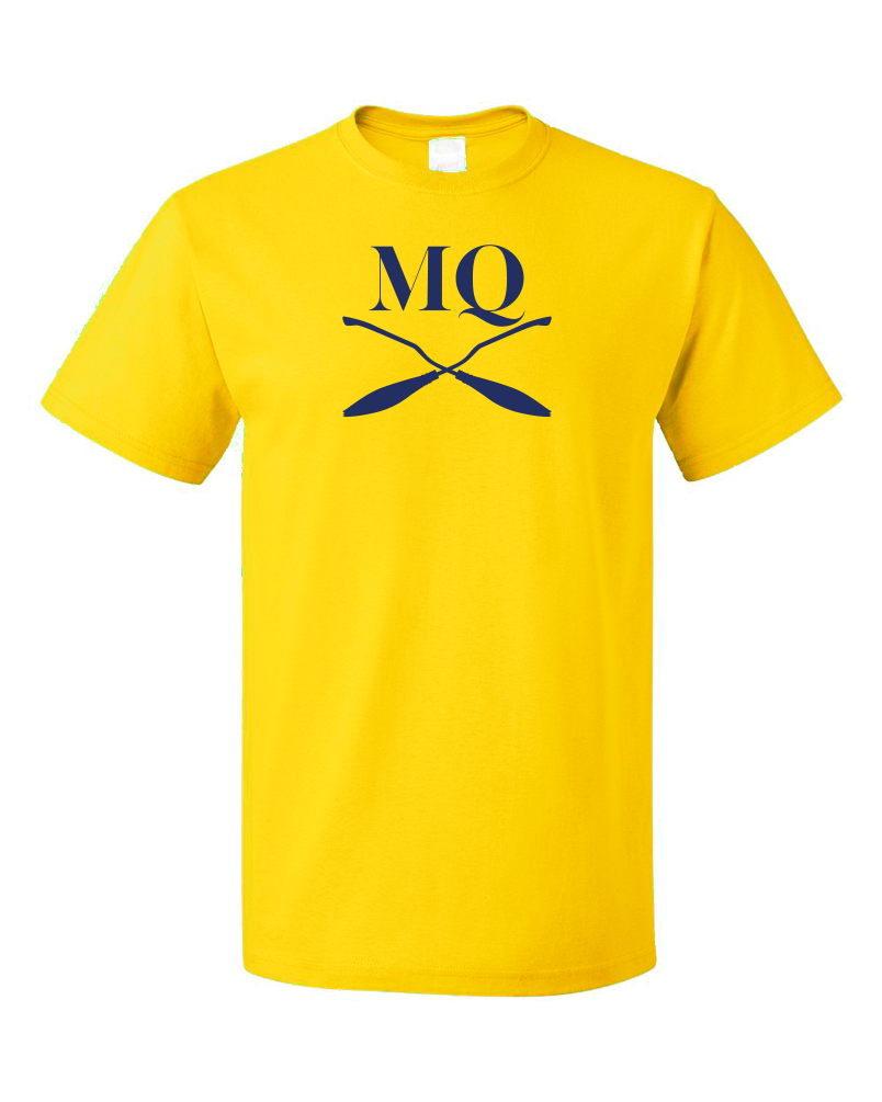 Unisex Yellow Michigan Quidditch Brooms Logo Tee T-shirt