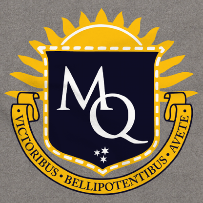 Michigan Quidditch Logo Pullover Grey Art Preview