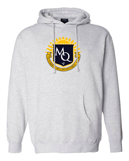 Pullover Hoodie Grey Michigan Quidditch Logo Crewneck sweatshirt