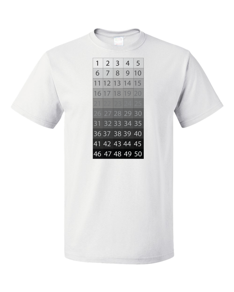 Standard White 50 Shades Of Gray - Funny Christian Grey Costume Joke Humor T-shirt