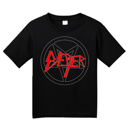 Youth Black BIEBER SLAYER METAL HUMOR T-shirt