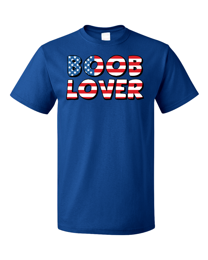 Standard Royal American Boob Lover - Raunchy Patriotism USA Pride Humor Funny T-shirt