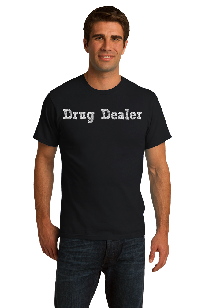 Standard Black Drug Dealer - Pharmacology Student Humor Funny Psychiatrist T-shirt